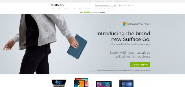 theEDUstore website
